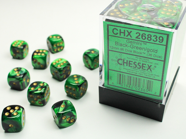 Chessex 12mm d6 Gemini