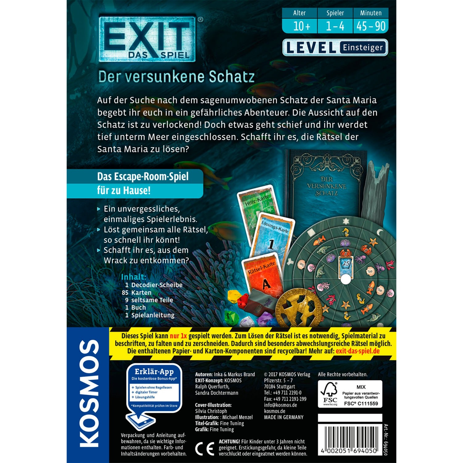 EXIT - Das Spiel - Der versunkene Schatz