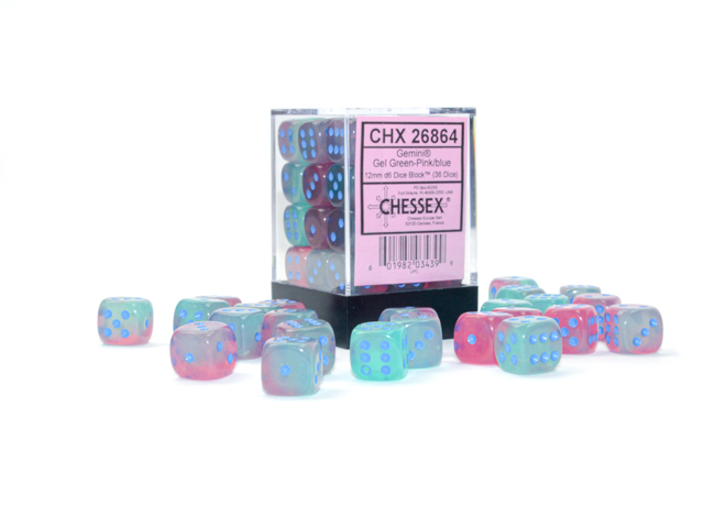 Chessex 12mm d6 Gemini