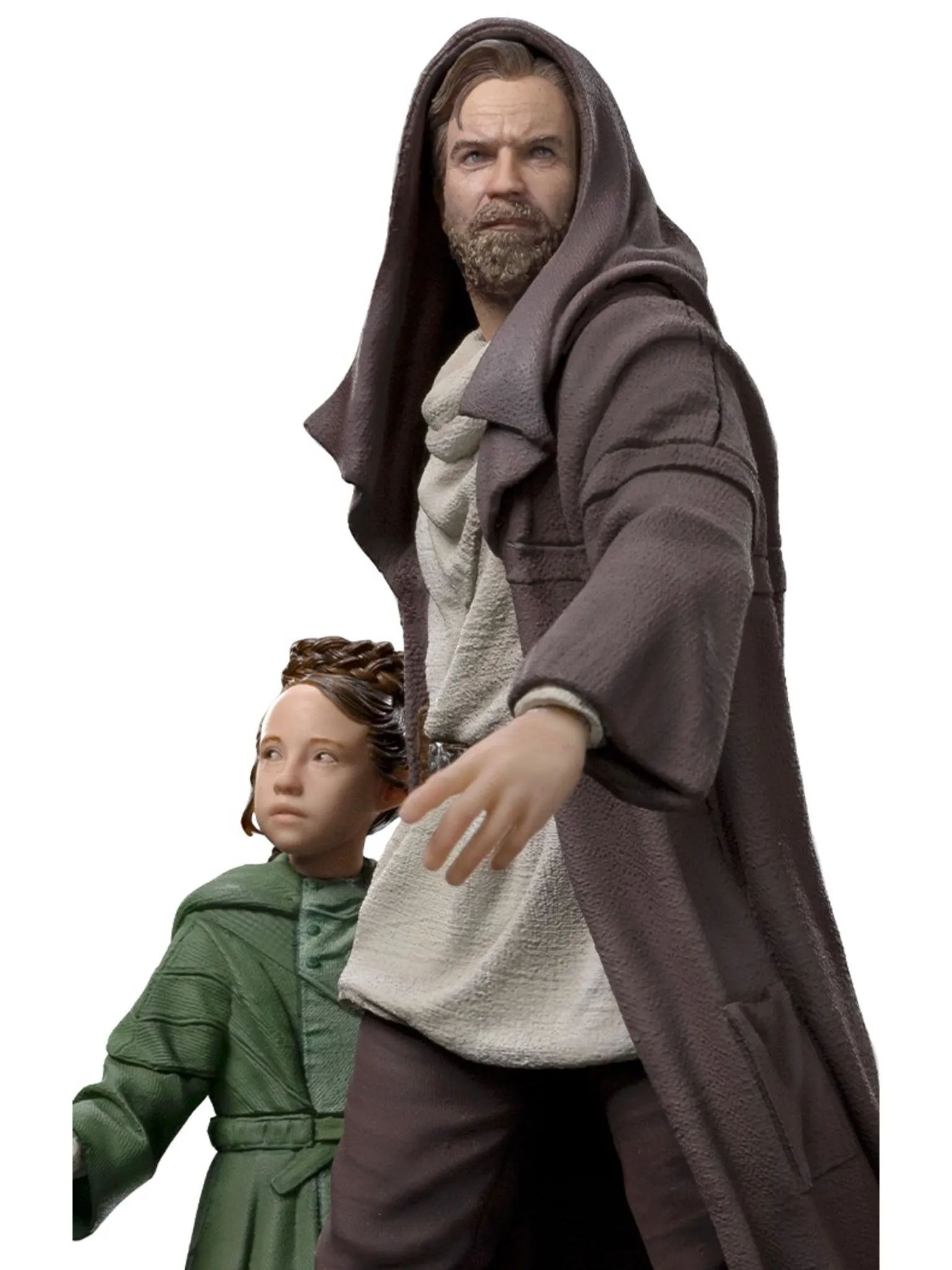 Obi-Wan And Young Leia - Star Wars Deluxe Art Scale 1/10