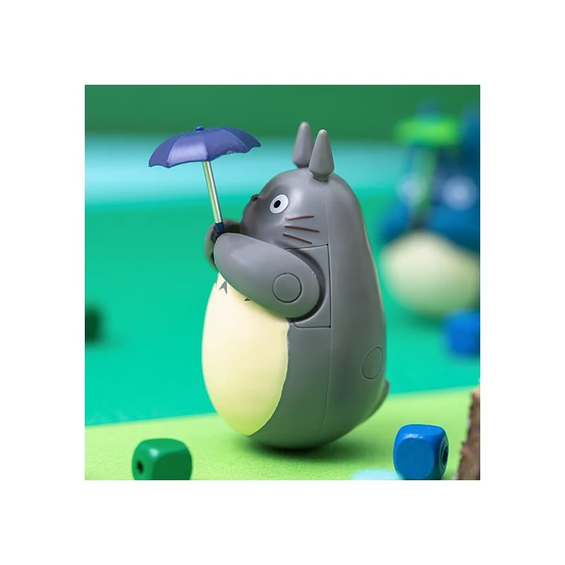 Round Bottomed Figurine Big Totoro with umbrella My Neighbor Totoro