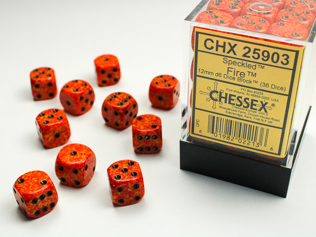 Chessex 12mm d6 Speckled