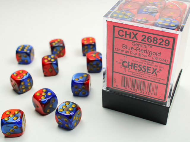 Chessex 12mm d6 Gemini