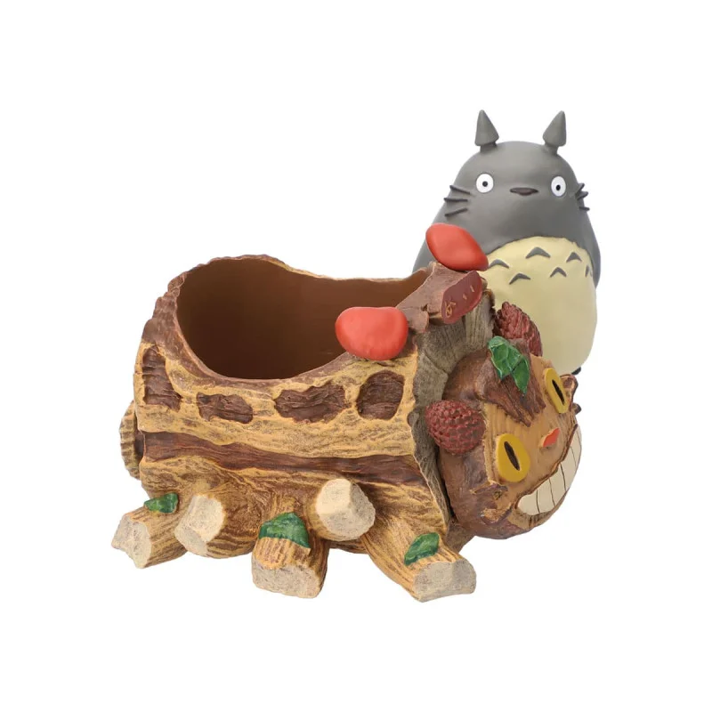 Big Totoro & Catbus wagon Planter - My Neighbor Tot