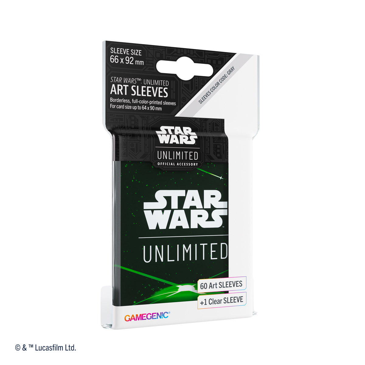 Star Wars: Unlimited Art Sleeves - Weltraum Grün