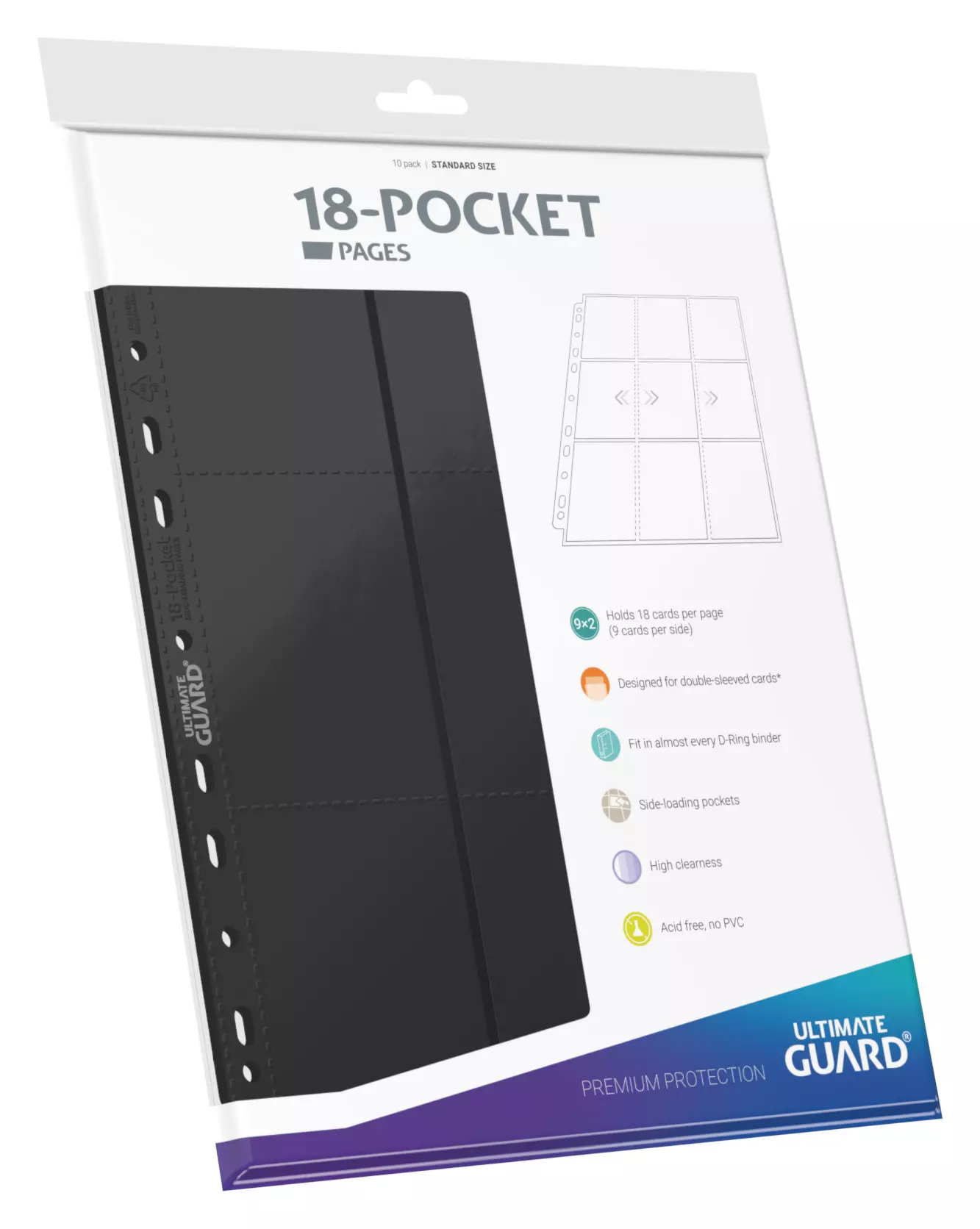 Ultimate Guard 18-Pocket Pages Side-Loading