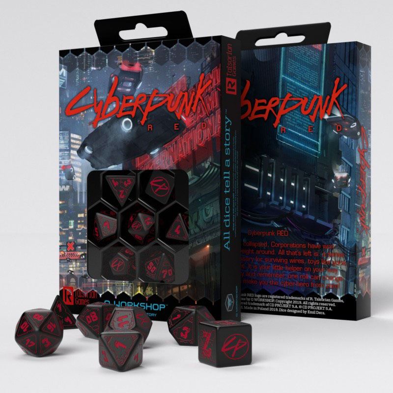 Cyberpunk Würfel Set (7)