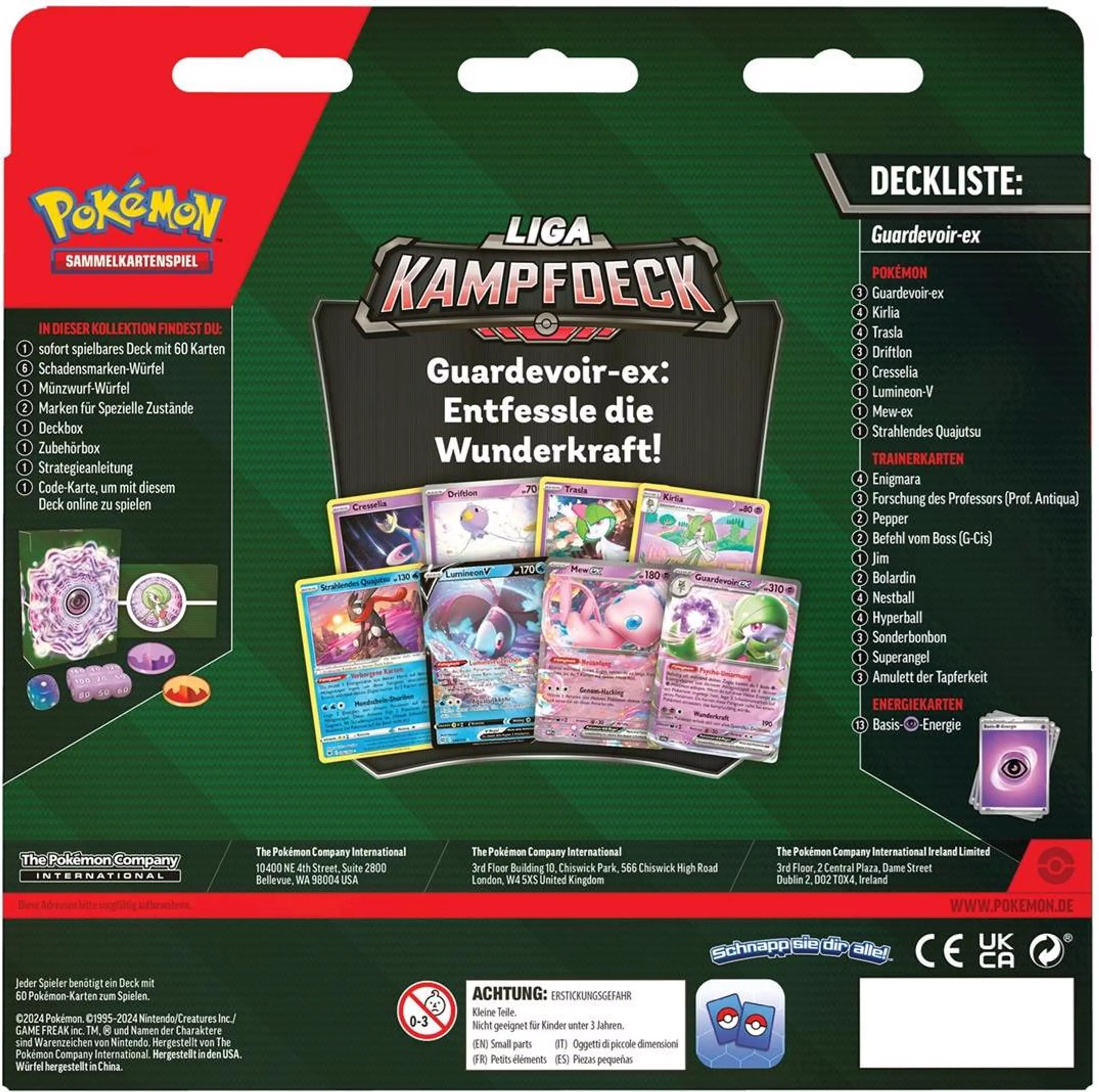 Gardevoir Ex League Battle Deck