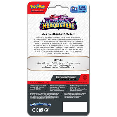 Scarlet & Violet 6 Twilight Masquerade Checklane Blister