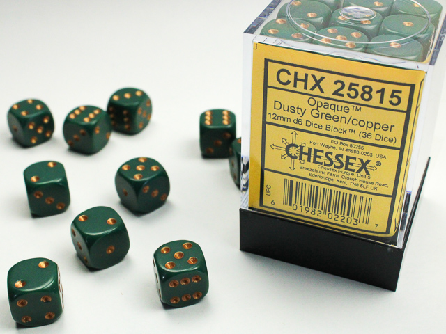 Chessex 12mm d6 Opaque