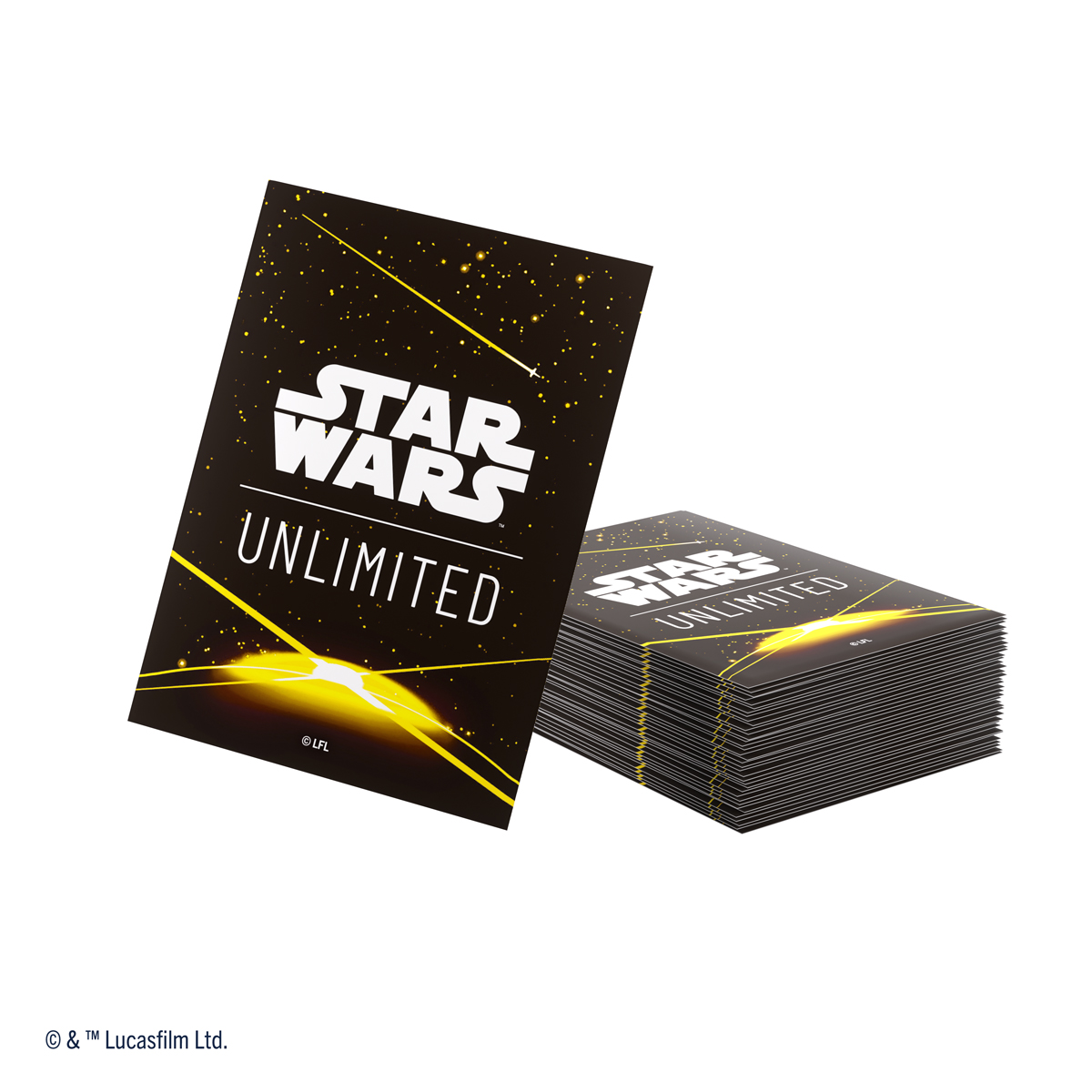Star Wars: Unlimited Art Sleeves - Weltraum Gelb