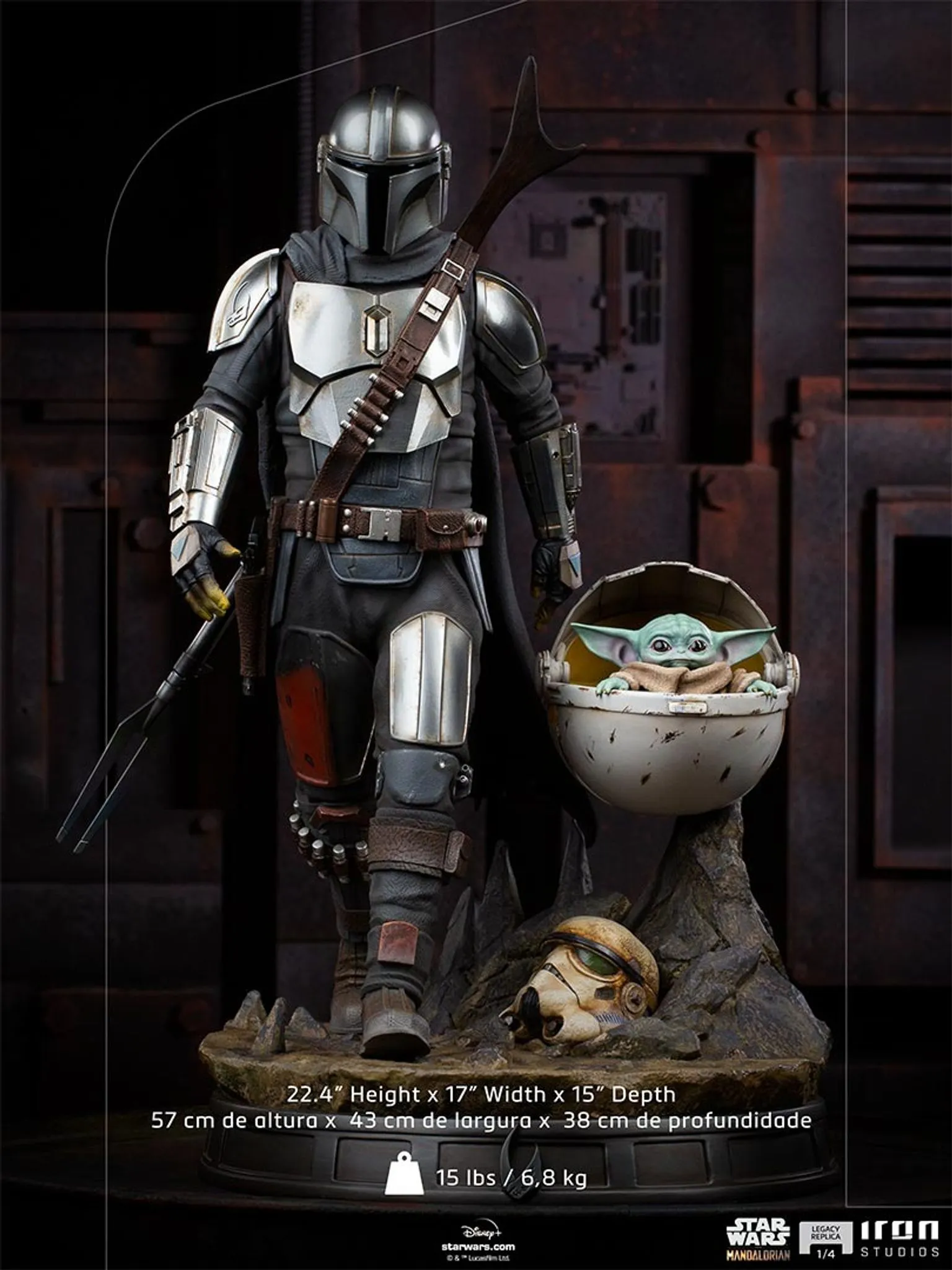 Statue The Mandalorian and The Child - The Mandalorian - Legacy Replica 1/4