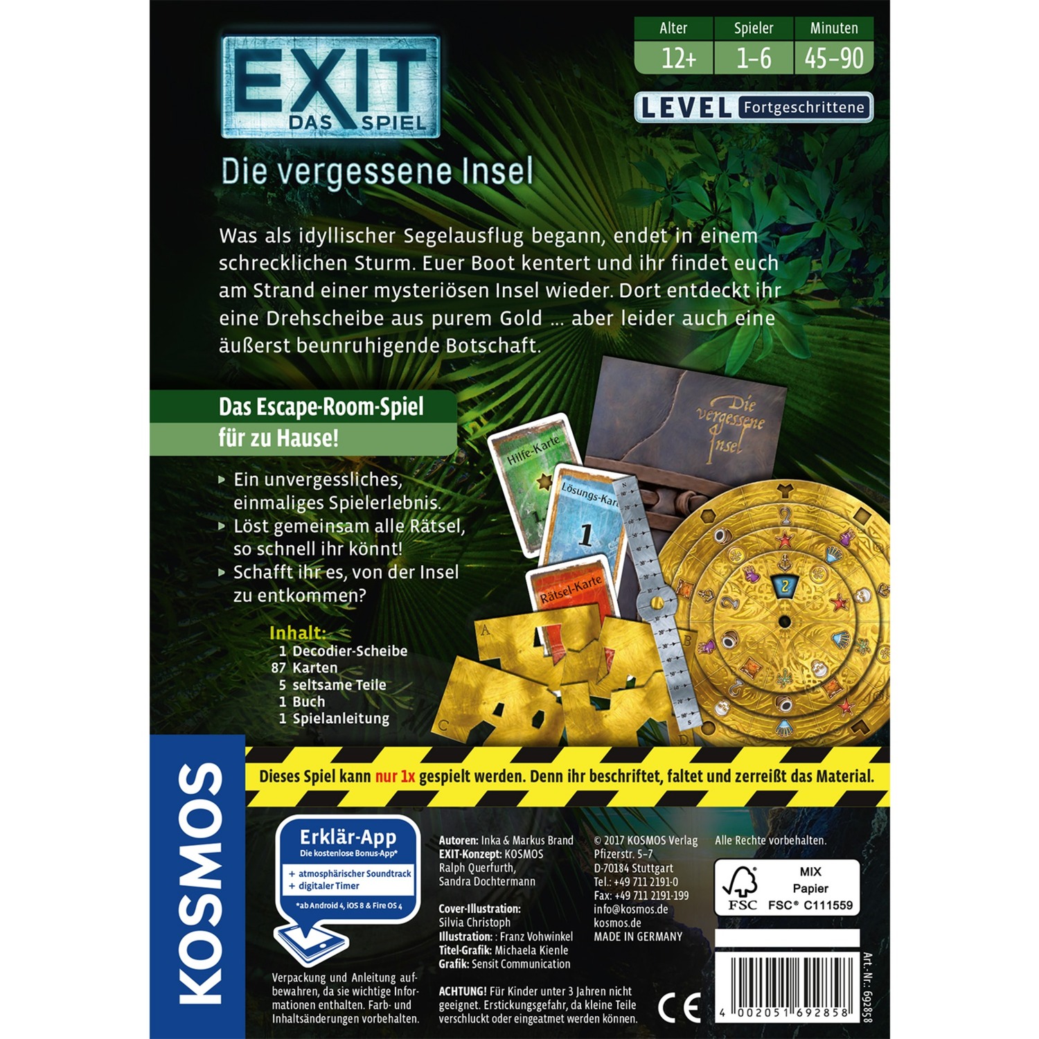 EXIT - Das Spiel - Die vergessene Insel