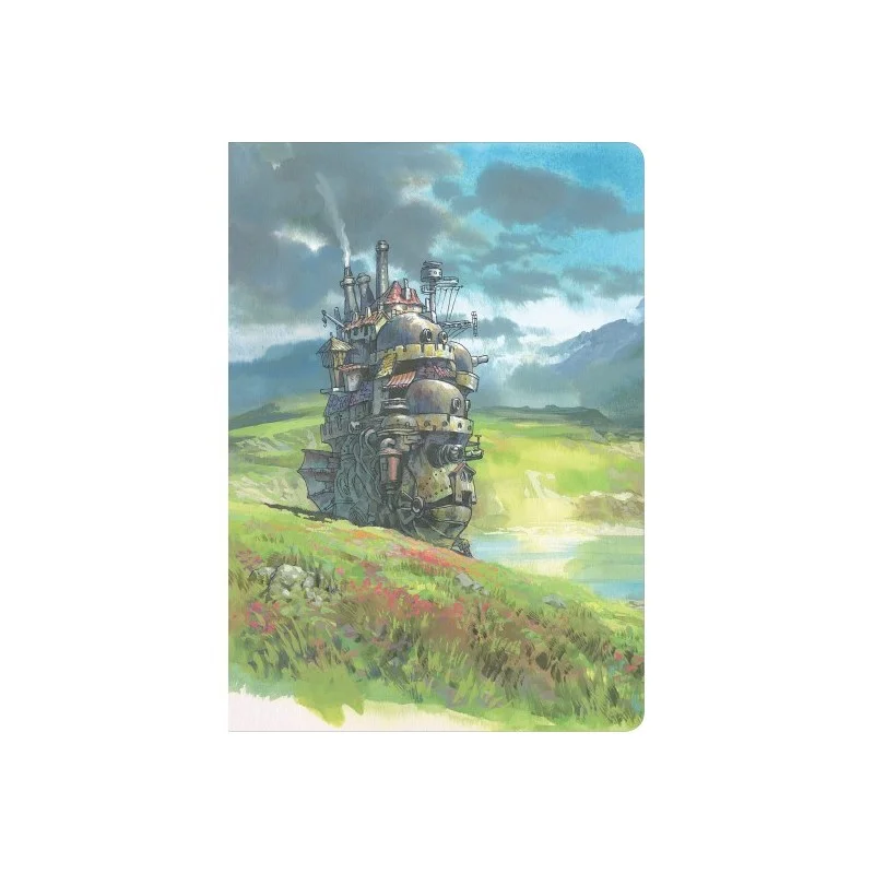 Flexi Journal Moving Castle watercolour - Howl’s Moving Castle