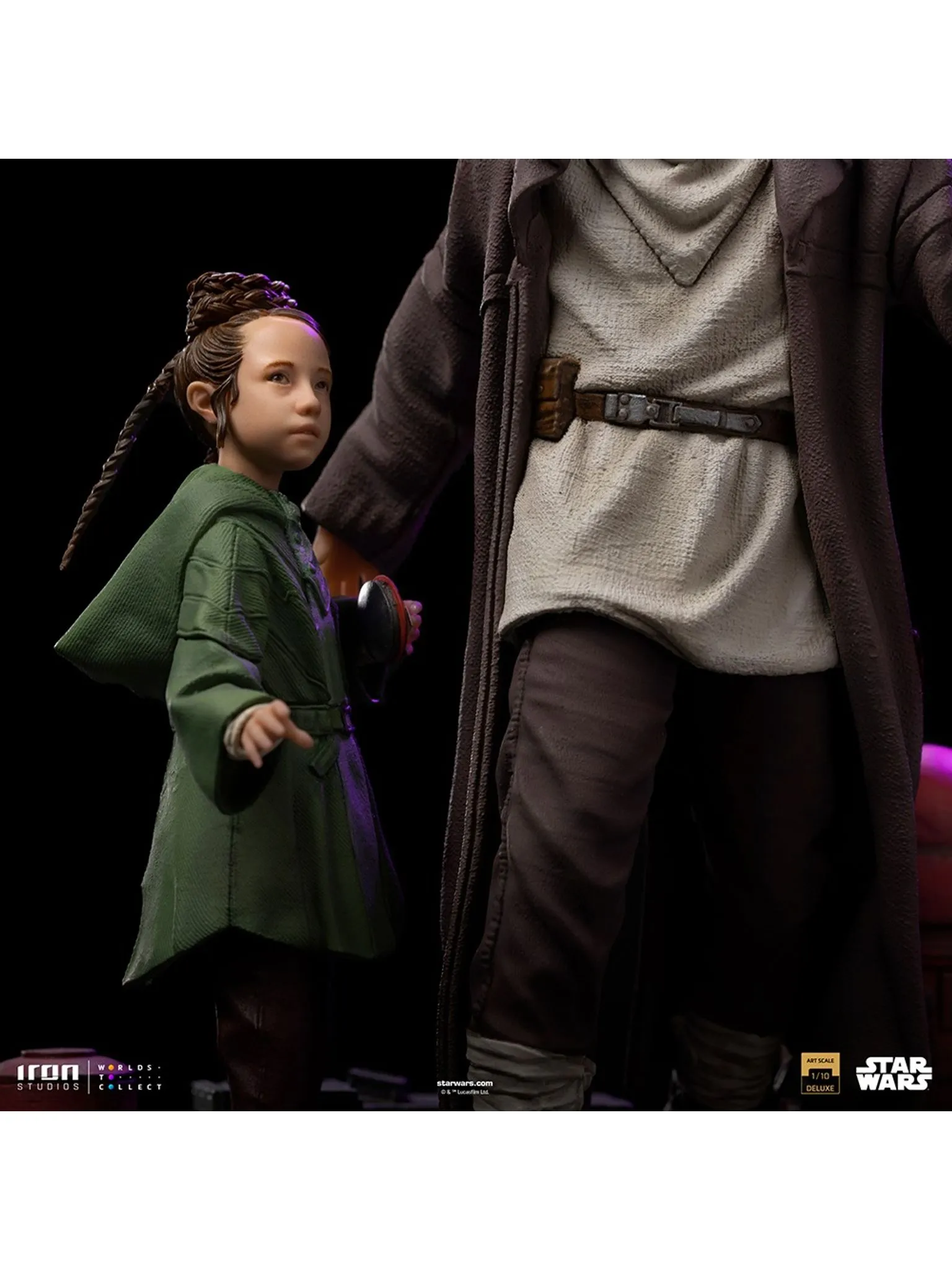 Obi-Wan And Young Leia - Star Wars Deluxe Art Scale 1/10