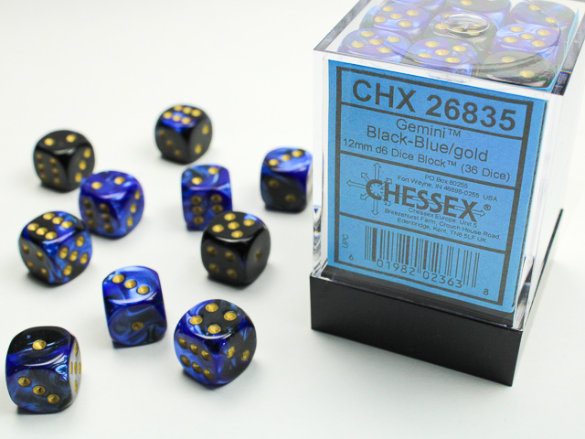 Chessex 12mm d6 Gemini