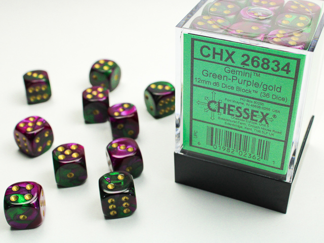 Chessex 12mm d6 Gemini