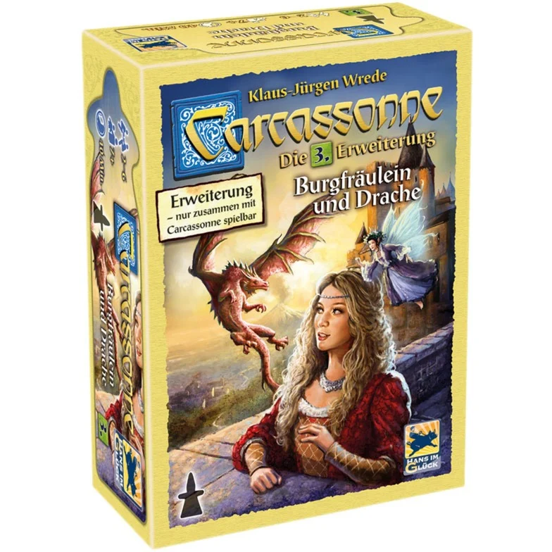 Carcassonne - Burgfräulein und Drache