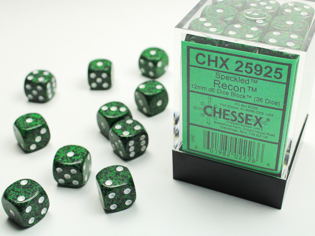 Chessex 12mm d6 Speckled