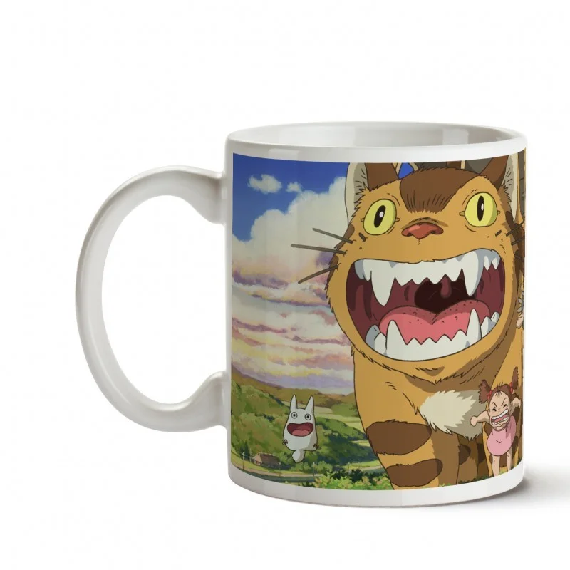 Mug Ghibli 02 - Nekobus & Totoro - My Neighbor Totoro