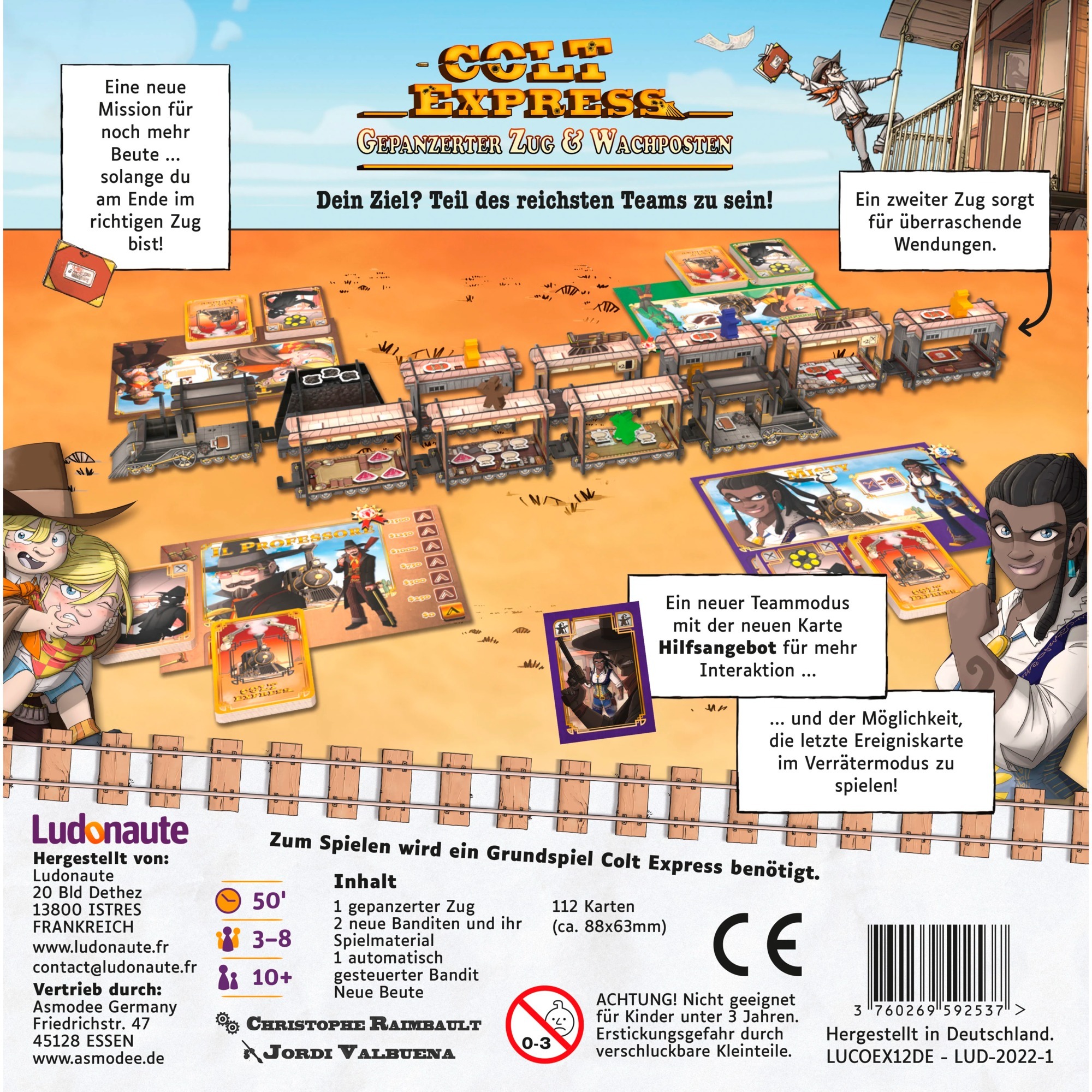 Colt Express - Gepanzerter Zug & Wachposten