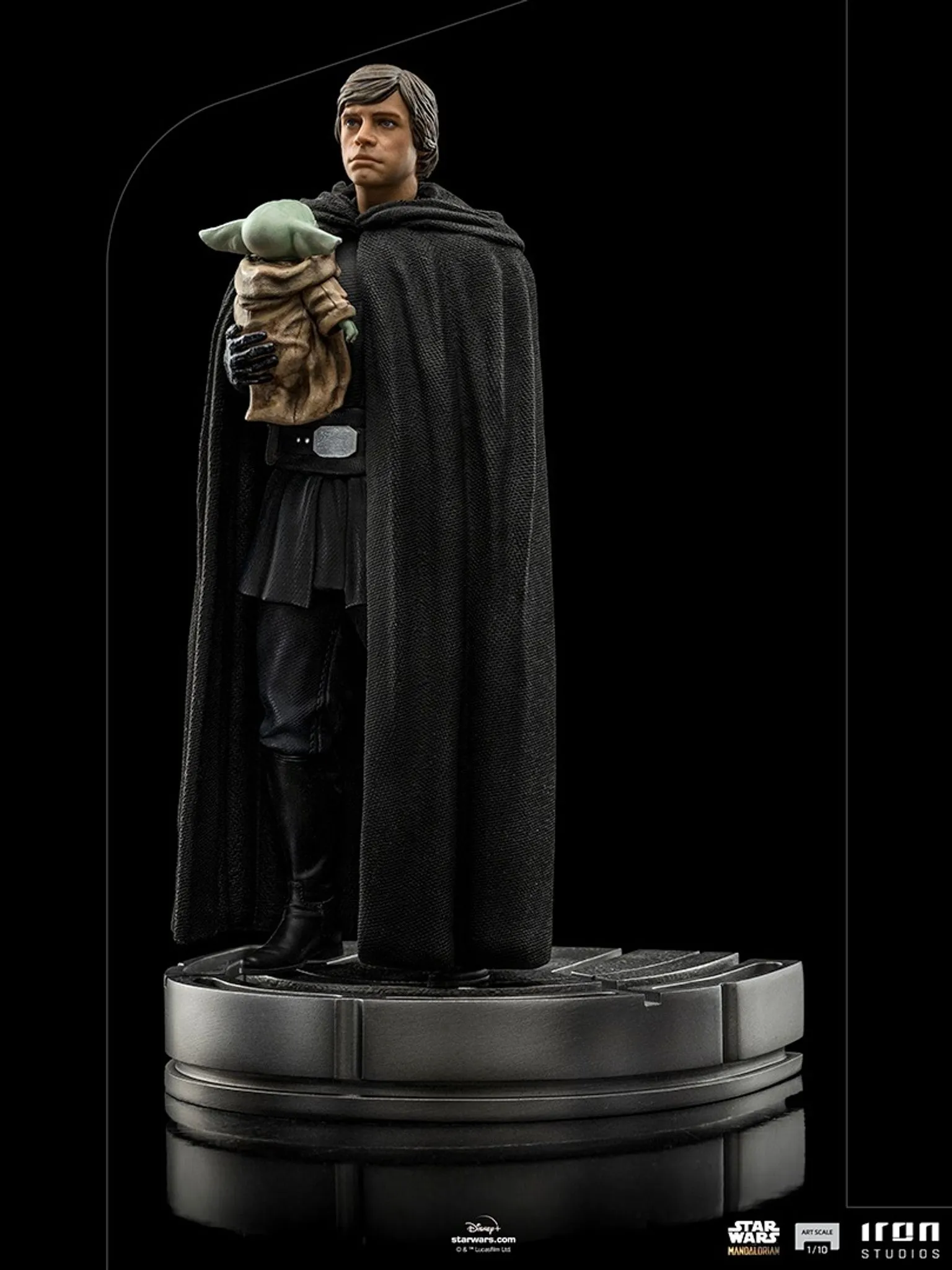 Luke Skywalker and Grogu - The Mandalorian - Art Scale 1/10