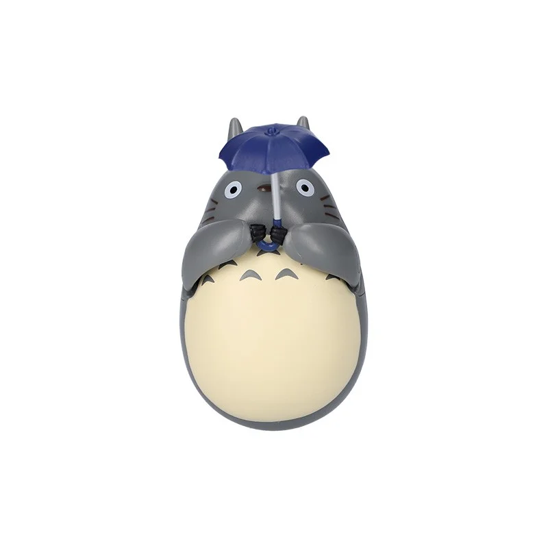 Round Bottomed Figurine Big Totoro with umbrella My Neighbor Totoro