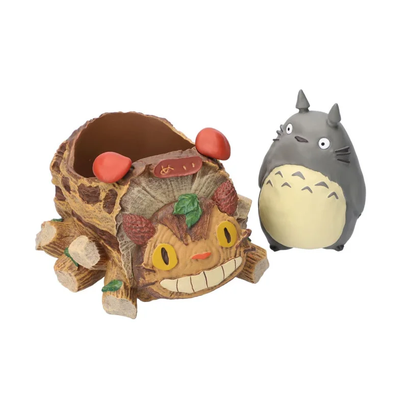 Big Totoro & Catbus wagon Planter - My Neighbor Tot