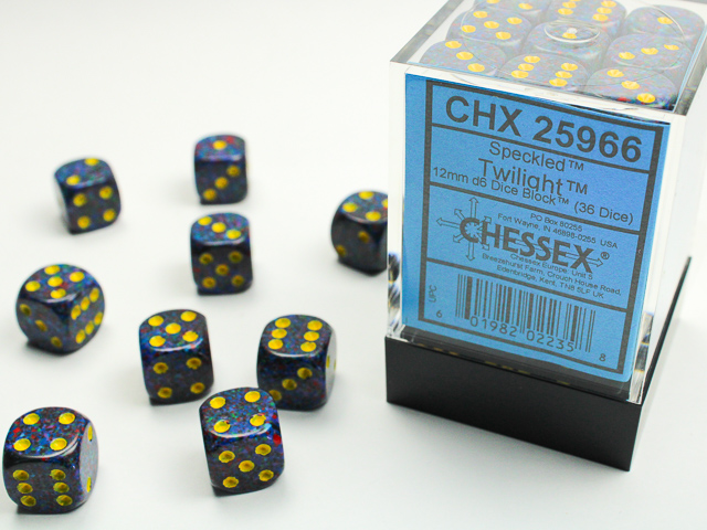 Chessex 12mm d6 Speckled