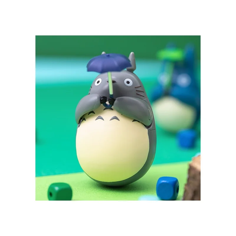 Round Bottomed Figurine Big Totoro with umbrella My Neighbor Totoro