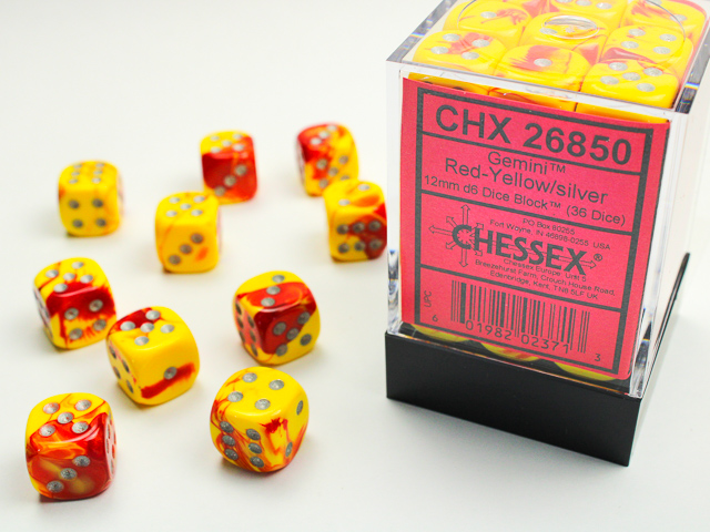 Chessex 12mm d6 Gemini