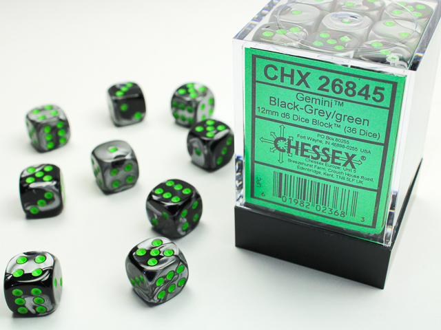 Chessex 12mm d6 Gemini