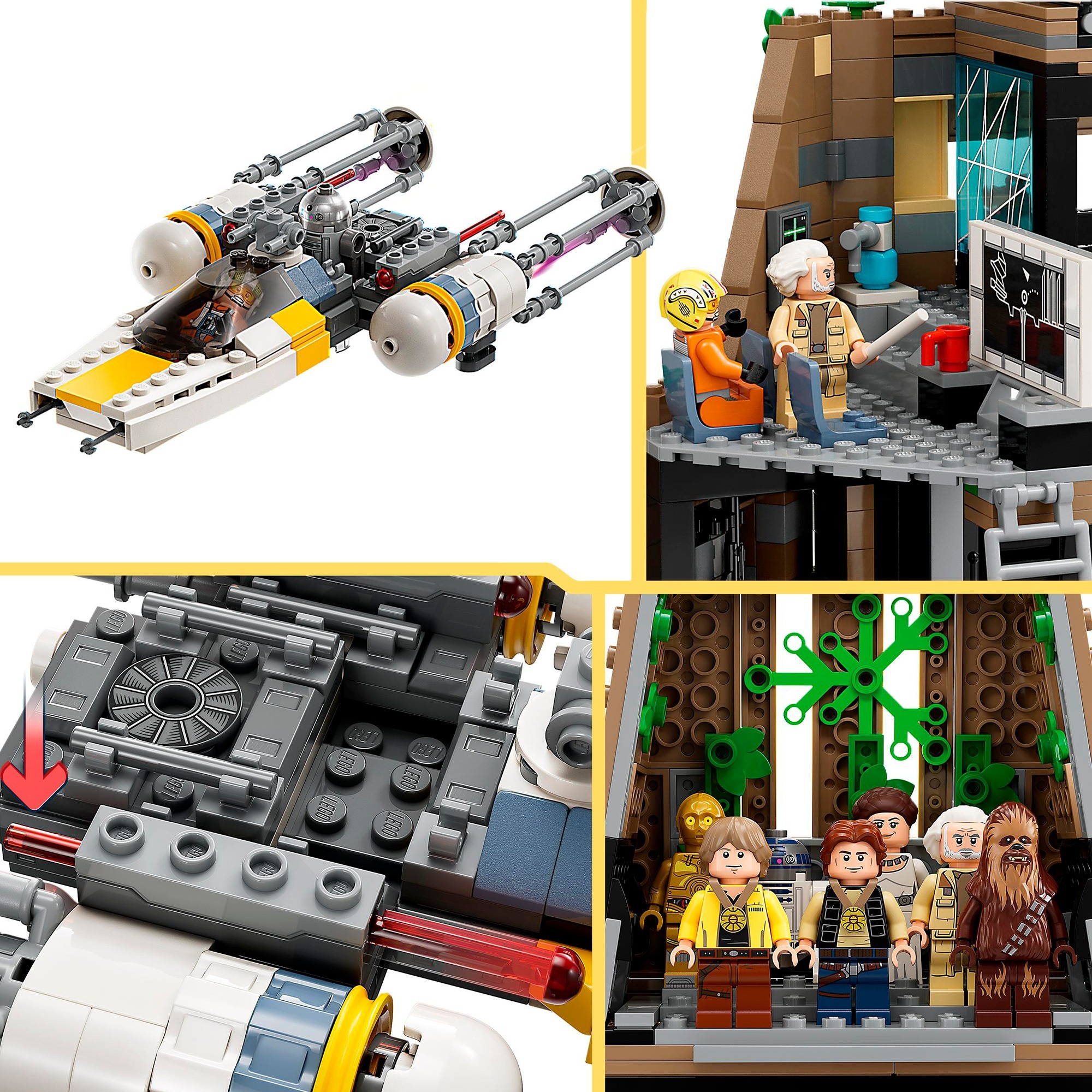 LEGO 75365 Star Wars Rebellenbasis auf Yavin 4