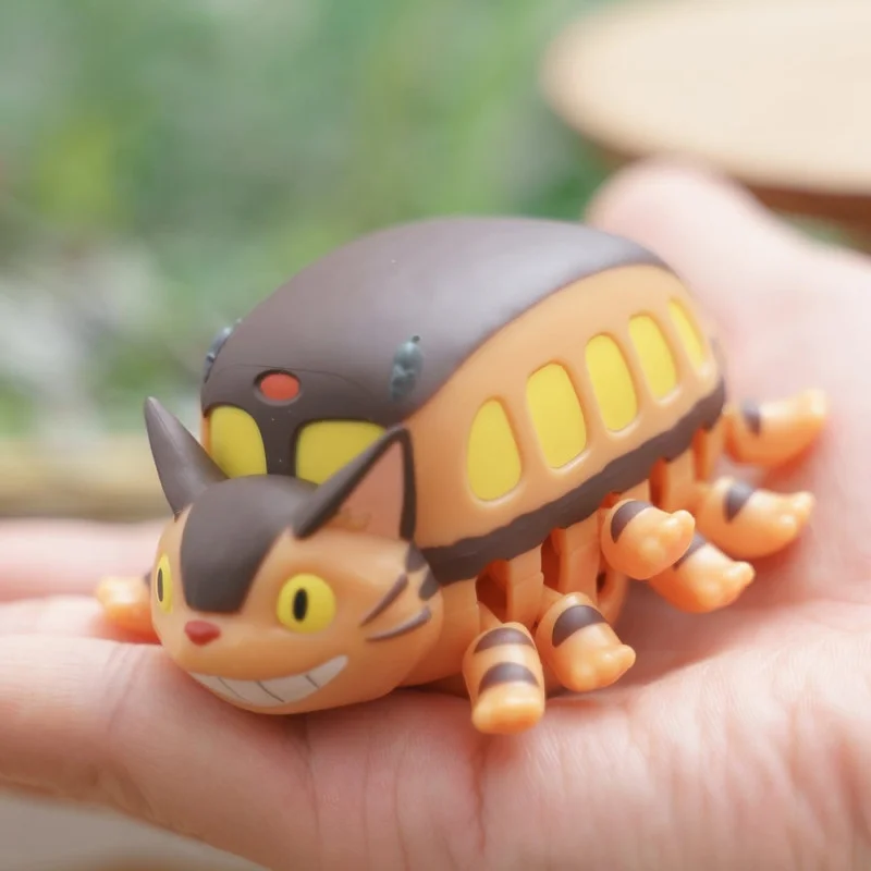 Round Bottomed Figurine Catbus - My Neighbor Totoro