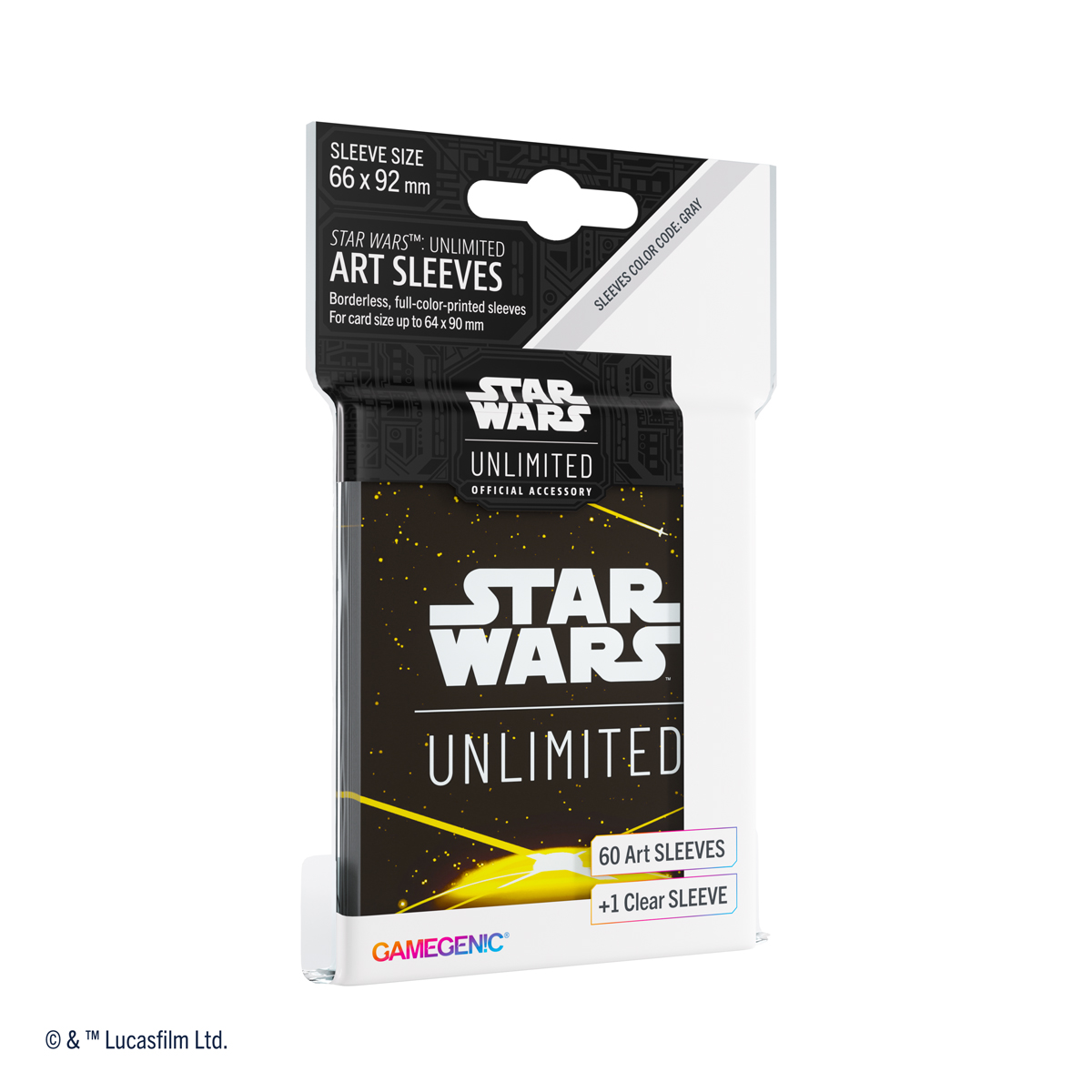 Star Wars: Unlimited Art Sleeves - Weltraum Gelb