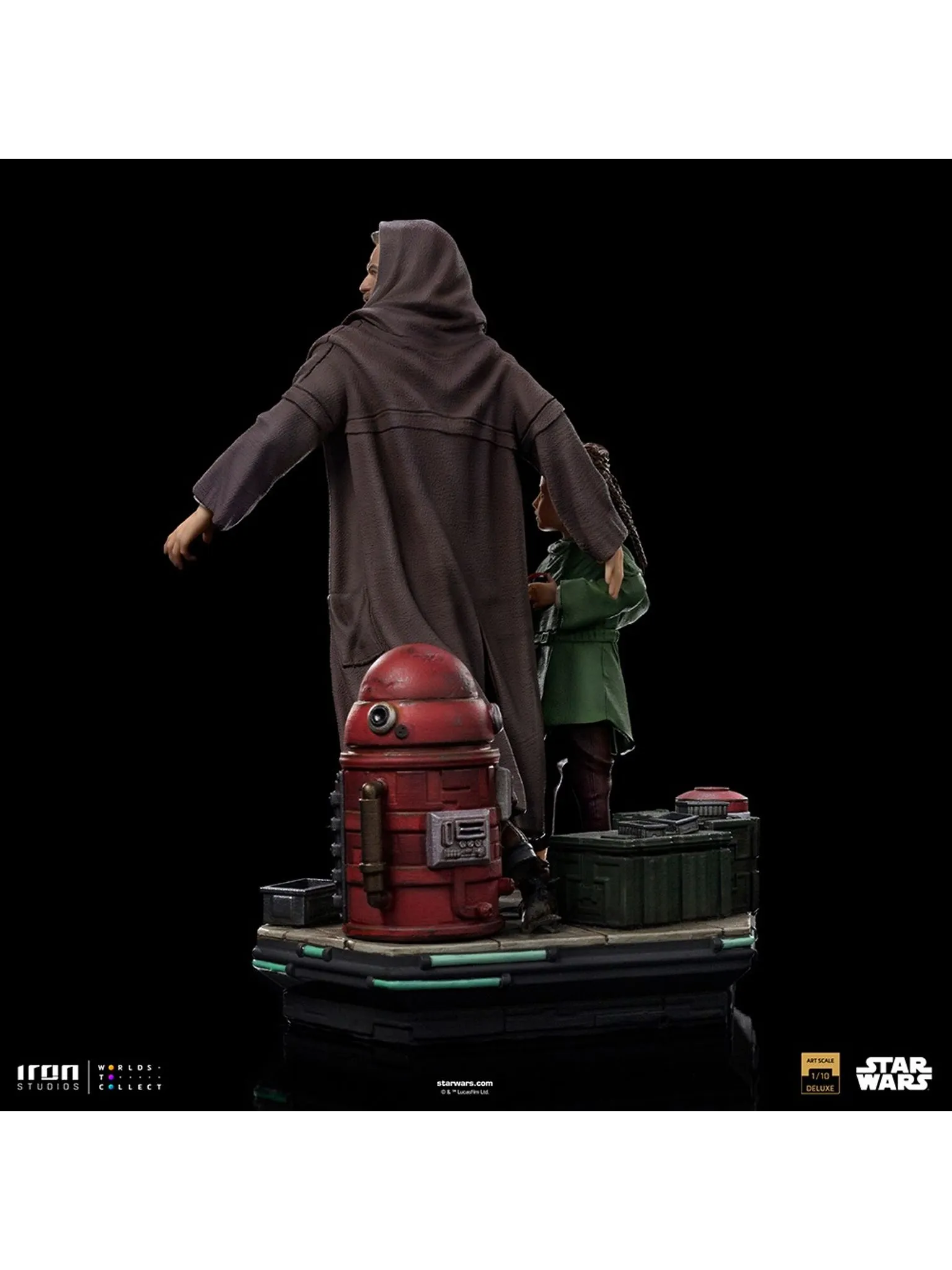 Obi-Wan And Young Leia - Star Wars Deluxe Art Scale 1/10