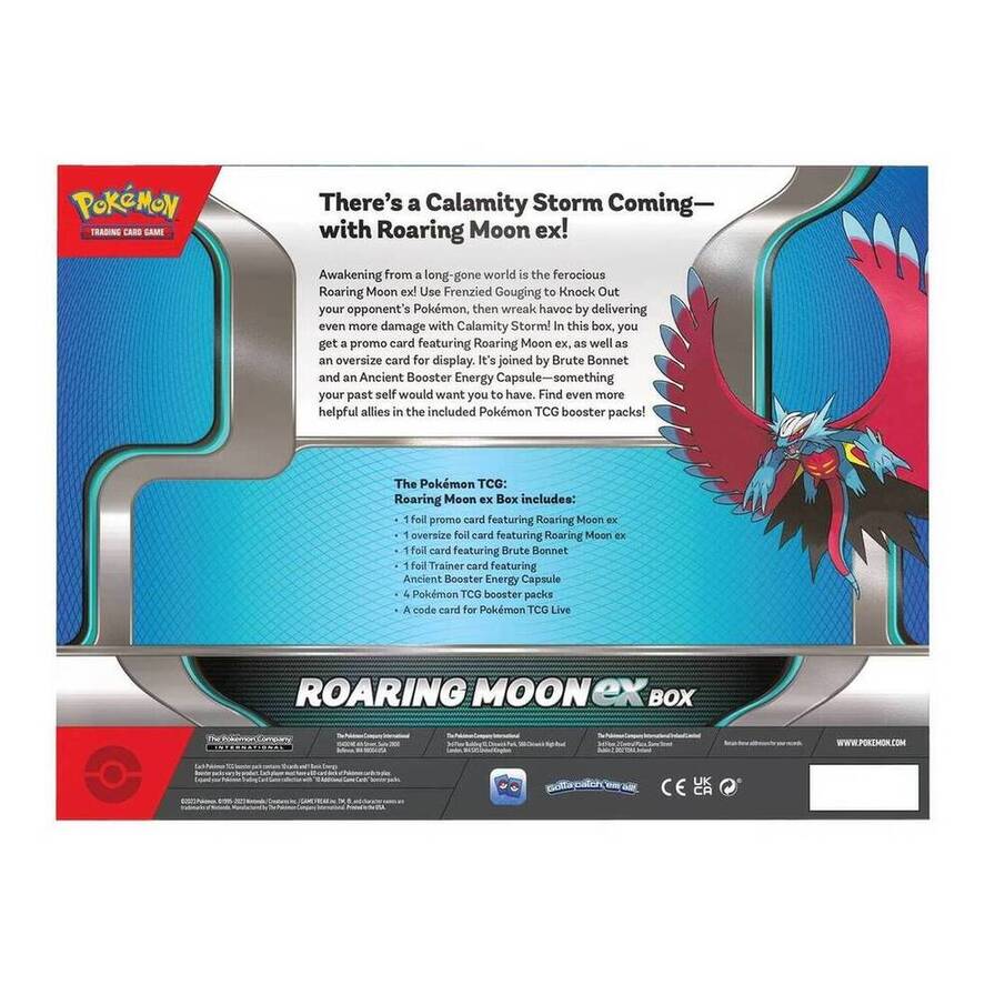 Pokémon TCG: Iron Valiant/Roaring Moon November ex Box