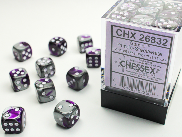 Chessex 12mm d6 Gemini