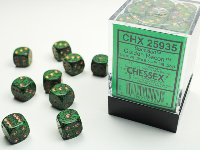 Chessex 12mm d6 Speckled