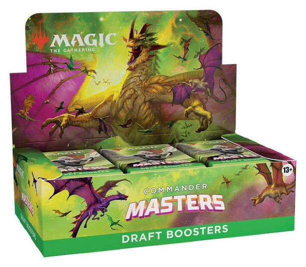 Magic the Gathering commander master draft boosters display