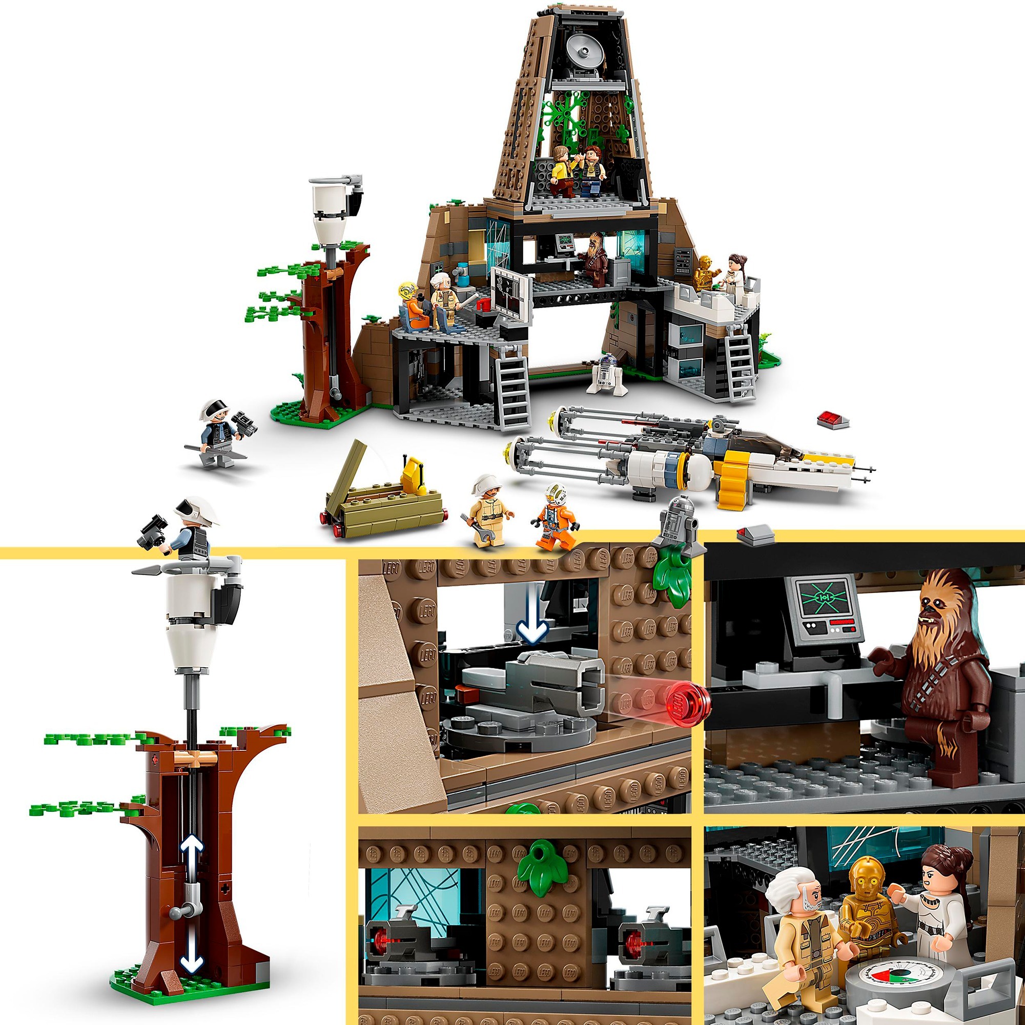 LEGO 75365 Star Wars Rebellenbasis auf Yavin 4