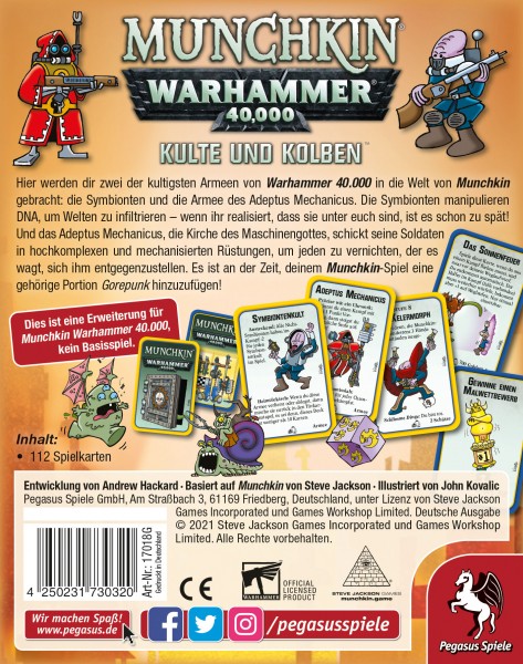 Munchkin Warhammer 40.000: Kulte und Kolben