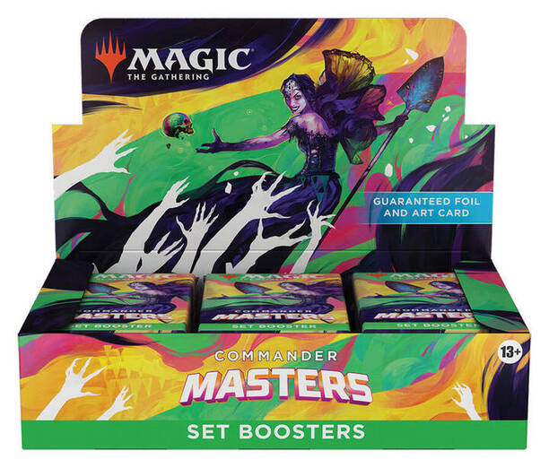 Magic the Gathering commander masters set boosters display 2