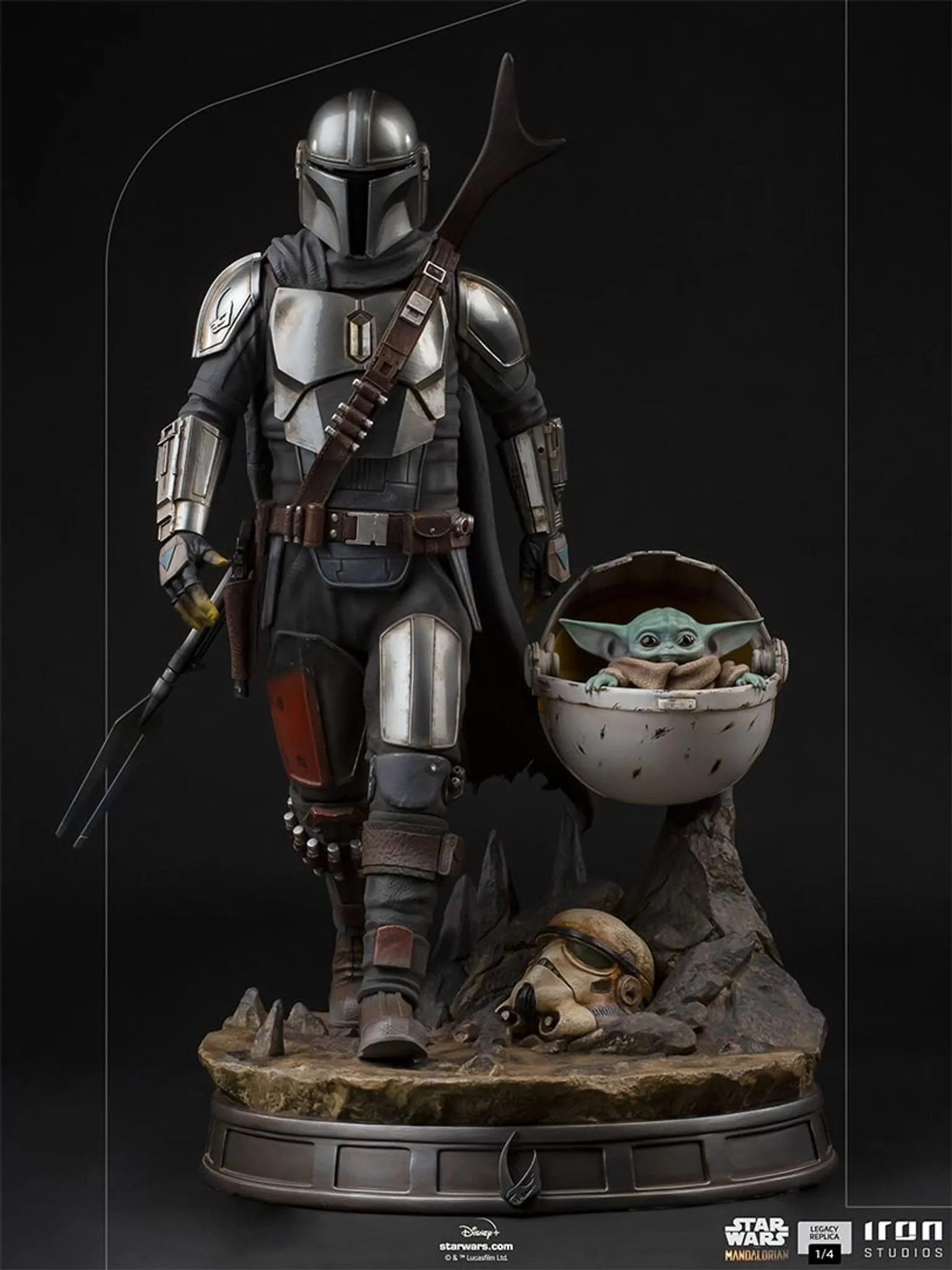 Statue The Mandalorian and The Child - The Mandalorian - Legacy Replica 1/4