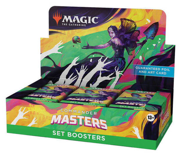 Magic the Gathering commander masters set boosters display 1