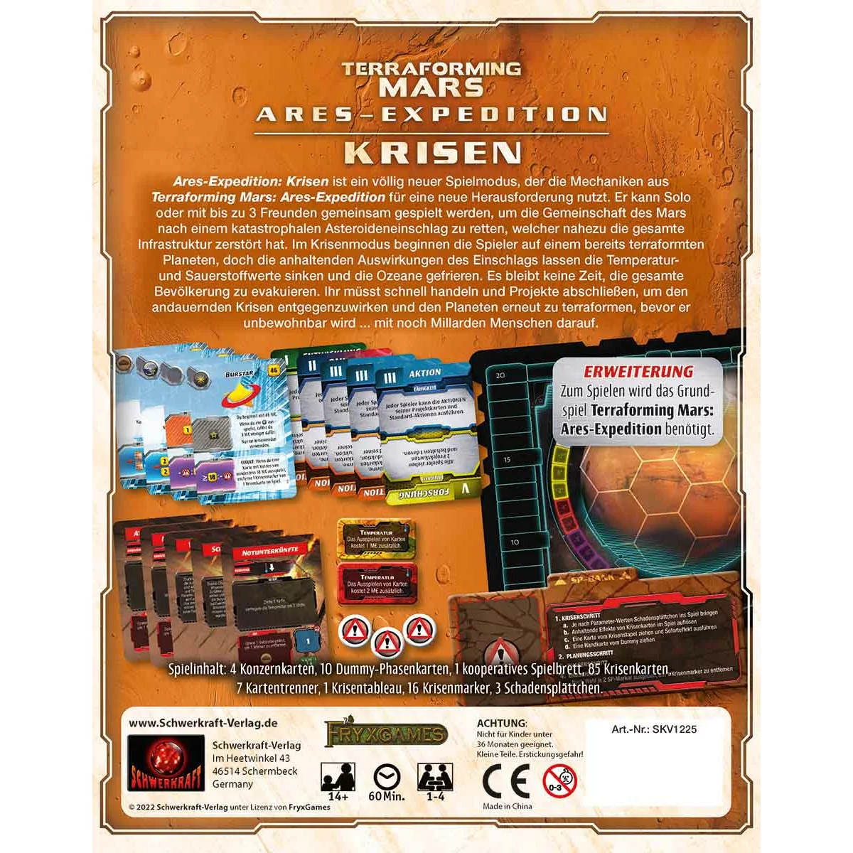 Terraforming Mars - Ares Expedition: Krisen