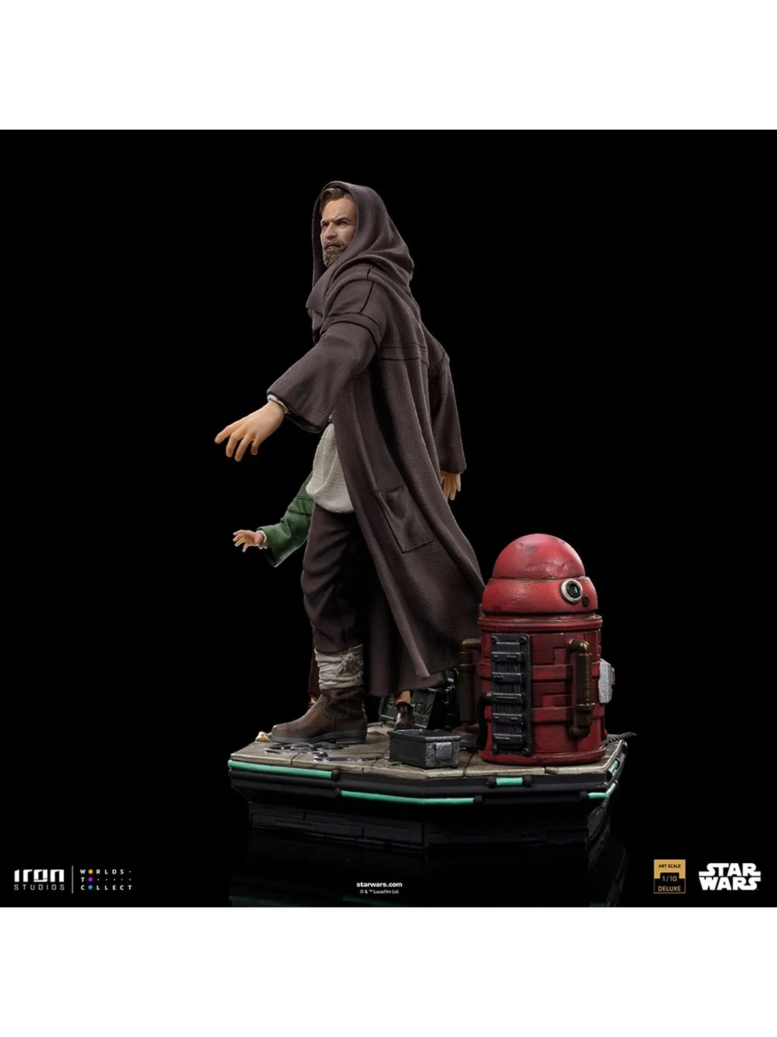 Obi-Wan And Young Leia - Star Wars Deluxe Art Scale 1/10